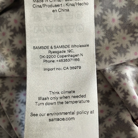 Samsoe Samsoe Fritta printed flower midi dress - Picture 13 of 17